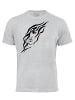 Cotton Prime® T-Shirt Art of Ladies Face in grau