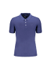 GianMarco Venturi Blaues Baumwoll-Polohemd