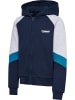 Hummel Reißverschluss Kapuzenpullover Hmljr Loose Kinder in DRESS BLUES