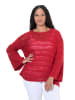 Angel of Style Pullover in neon rot