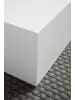 KADIMA DESIGN Couchtisch MONOBLOC 60 x 60 x 30 cm Hochglanz MDF lackiert in Weiß