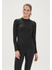 Endurance Funktionsshirt HALEN W Seamless Midlayer in 1011 Dark Grey Melange