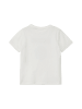 s.Oliver T-Shirt kurzarm in Creme-weiß