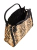 faina Women Handbag in Schlange Braun