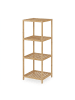 relaxdays Badregal in Natur - (B)38 x (H)116,5 x (T)39,5 cm