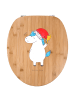 Mr. & Mrs. Panda Toilettendeckel Einhorn Weihnachtsmann ohne Spruch in Braun