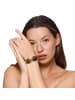 Steel_Art Gliederarmband Damen Clarice silberfarben poliert in goldfarben