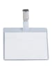 Durable Namensschild 60x90mm quer mit Clip Packung mit 5 Stück