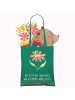 Mr. & Mrs. Panda Schulterbeutel Hummel Blume mit Spruch in Mint