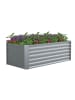 VCM  Metall Pflanzbeet Hochbeet Gartenbeet 180x90 Galdo in Silber