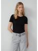 QS T-Shirt in 9999_schwarz