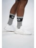 Stark Soul® 6 Paar Sportsocken im RETRO Design - Frotteesohle in grau