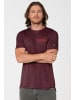 super.natural Merino T-Shirt in weinrot