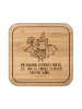 Mr. & Mrs. Panda Tee-Untersetzer Fledermaus Zauberer mit Spruch in Transparent