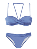 LASCANA Bügel-Bandeau-Bikini in blau