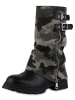 VAN HILL Bikerstiefel Harper in Camouflage