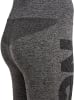Newline Leggings Jaquard Damen in CHARCOAL GREY/TRUE BLACK