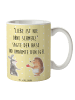 Mr. & Mrs. Panda Mug Hase Igel mit Spruch in Gelb Pastell