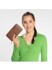 Lazarotti Bologna Leather XL Zip-Around Geldbörse Leder 19 cm in brown