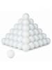relaxdays 144 x Beerpong Ball in Weiß