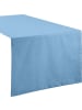 REDBEST Baumwolle Tischläufer Seattle in hellblau