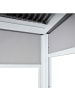 MCW Alu Pergola L41 mit 3x Seitenwand, Weiß