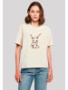 F4NT4STIC Tee Niedlicher Osterhase mit Ei in Whitesand
