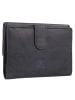Greenburry Basic Geldbörse RFID Leder 13 cm nightblue