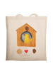 Mr. & Mrs. Panda Tragetasche Vogelhaus Home ohne Spruch in Creme
