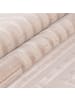 KADIMA DESIGN Teppich Kurzflor 3D-Muster Polypropylen Wohnzimmer in Beige