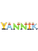 Playshoes Deko-Buchstaben "YANNIK" in bunt