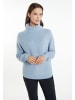 usha WHITE LABEL Damen Strickpullover in Blau Grau