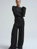 Seamless Basic T-shirt Elegante in Black