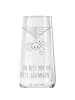 Mr. & Mrs. Panda Glas Spinne Agathe Liebe mit Spruch in Transparent