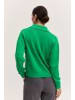 b. young BYOLIA COLLAR JUMPER - KNIT Loose fit in Verdant Green
