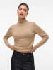 Vero Moda Strickpullover in Silver Mink