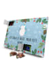 Mr. & Mrs. Panda Adventskalender Einhorn Fitness mit Spruch in Eisblau