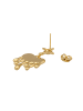 IZIA Women Earrings in Rose Gold White