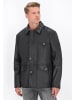 DreiMaster Men Leather Jacket in grey