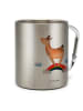 Mr. & Mrs. Panda Tasse Lama Regenbogen ohne Spruch in Silber