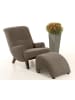 58 aufm Kessel Sessel Kajsa 71x80x101 Bezug Veloursstoff Buche nussbaum/sahara