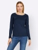 Heine Feinstrickpullover in dunkelblau