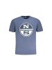 North Sails Blaues Baumwoll-T-Shirt