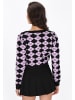 myMo ROCKS Cardigan in black lilac