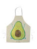 Mr. & Mrs. Panda Grill Schürze Avocado Glücklich ohne Spruch in Gelb Pastell