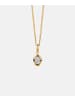 Diamant L'éternel Halskette mit Anhänger aus 375 Gelbgold mit Zirkonia