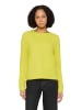 CARTOON Strickpullover mit Rundhalsausschnitt in Neon Yellow