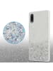 cadorabo Hülle für Samsung Galaxy A02 / M02 Glitter in Transparent mit Glitter
