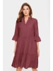 SAINT TROPEZ Kleid EdaSZ Lockere Passform in Burgundy