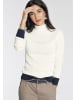 AJC Rollkragenpullover in offwhite-marine